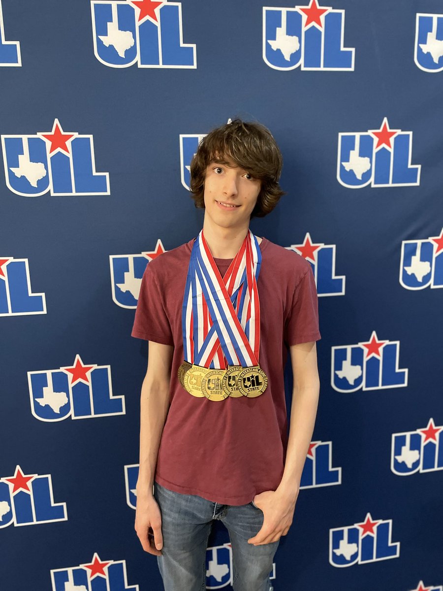 ValeAcademics's tweet image. Congratulations to Nathan Beard for his FOUR STATE CHAMPIONSHIPS today! 🥇Overall Science🥇Chemistry🥇Physics🥇Biology