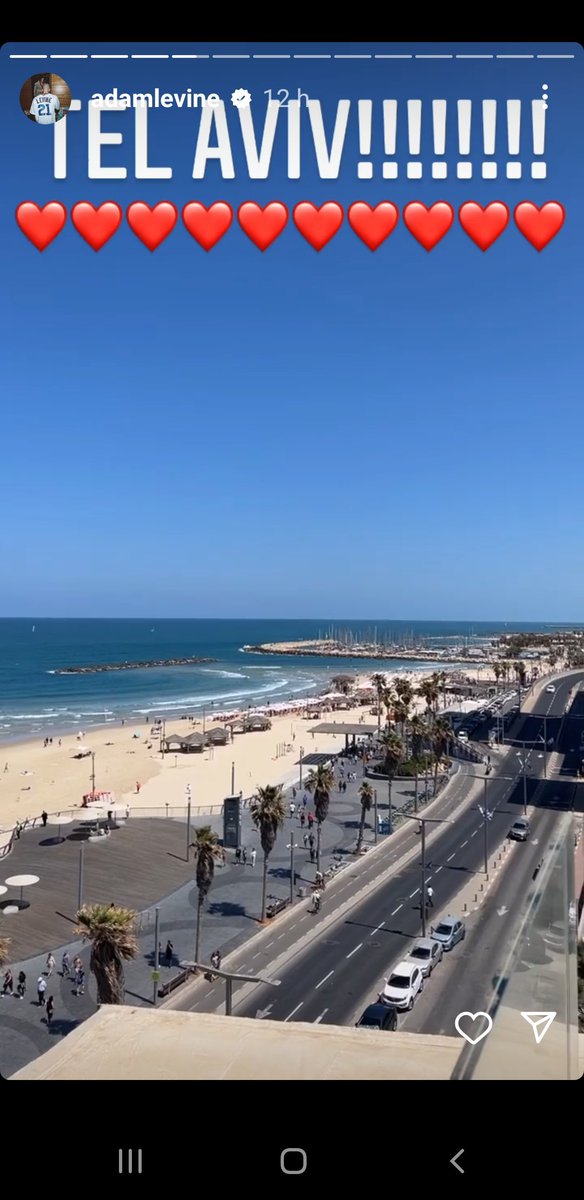 eytanhalon's tweet photo. Welcome @adamlevine and @maroon5 to wonderful @TelAviv!

If you need any hummus recommendations between concerts, let me know! https://t.co/Wi1XNPkiDQ