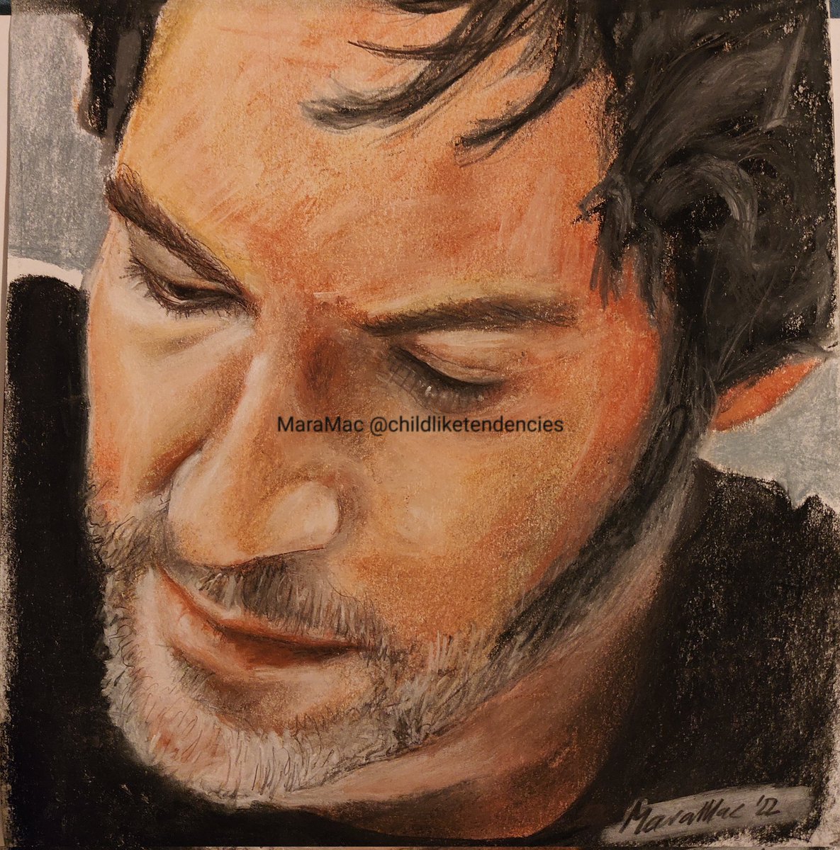 Charcoal drawing of Tom Ellis (from the recent video of him trying to open that jar of soup) #Fanart #TomEllis #drawing