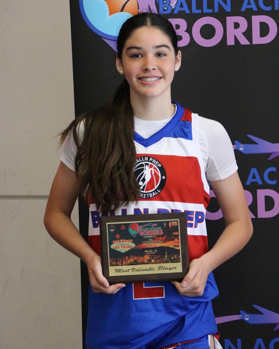 MVP 🏆.   Brining this home with me to the #805! Hey coach… WE ARE DOING IT! <a href="/805basketball1/">George Albanez</a>  thank you <a href="/BallNPrepGirls/">BallN Prep Girls</a> <a href="/schollyme/">SchollyMe</a>