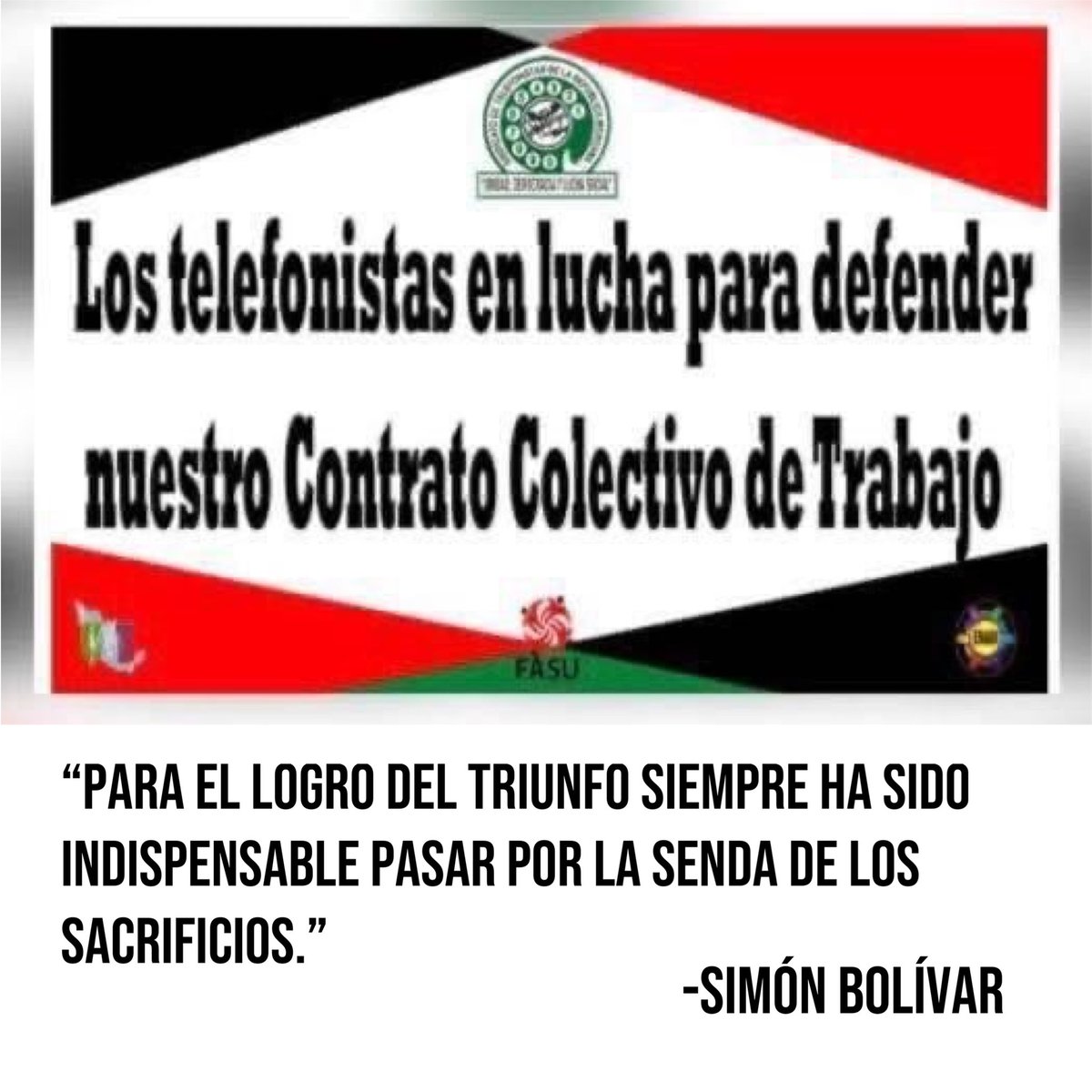 AntonioDmmito's tweet photo. El Sindicato de @Telefonistas en la #DefensaDelCCT… con la #FuerzaSTRM y en legítimo derecho de #HuelgaEnTelmex… https://t.co/jTilNRP09U