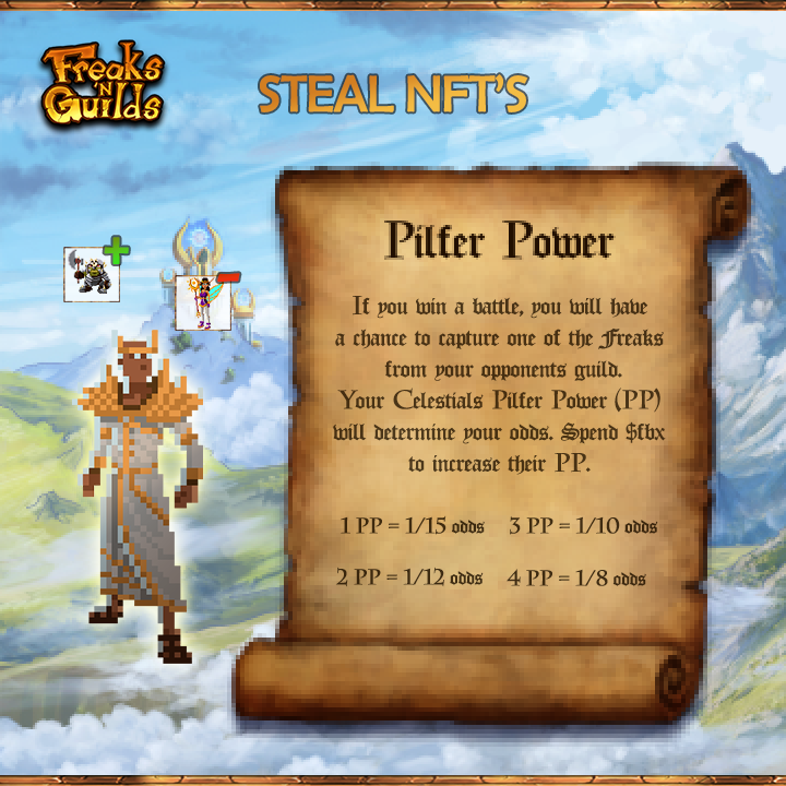 The time is now !!! 

Amass your armies and head over to app.freaksnguilds.com/battling to Join the battle for Uruhan! ⚔️

Successful battles give you the chance to steal your opponents NFT's! 

Battle at your own risk 😈