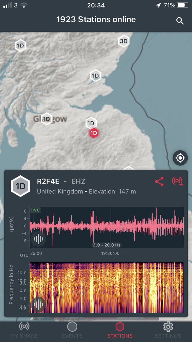 Latest @aberdeenuni  @abdngeology @raspishake deployed in Innerleithen, south of Edinburgh (R2F4E) #seismology #CitizenScience