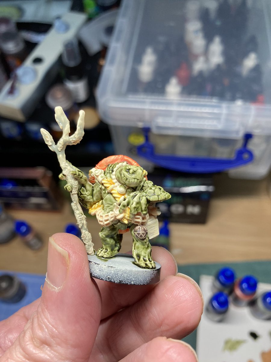 pincRmovement's tweet photo. Had a go at using the #instapaint range from #scale75 on a #bardsung model and also used some rust liquid on my #wildwestexodus. Happy with the results so far. #hobbystreak https://t.co/vSJtlGYoUC