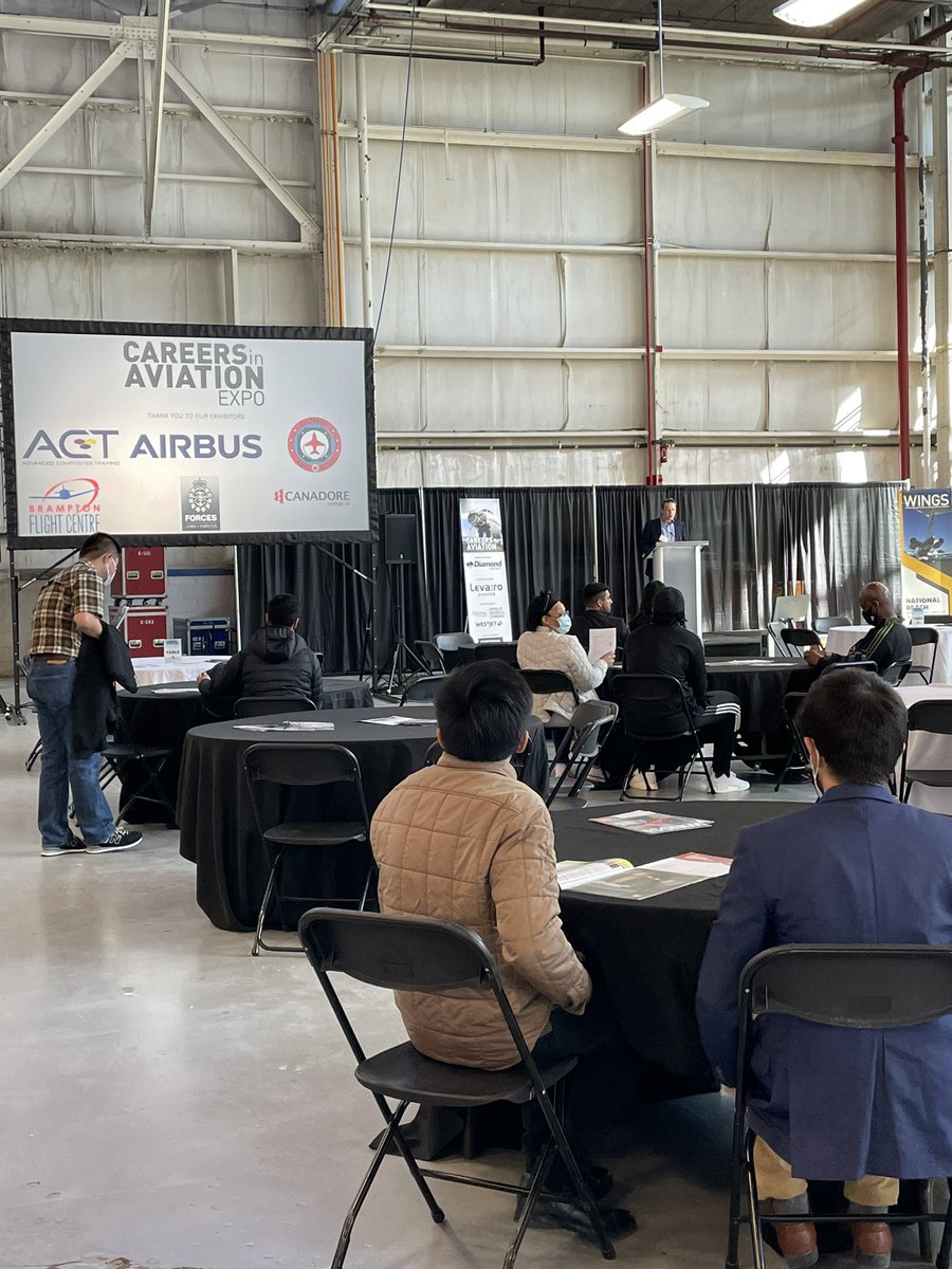 Had a blast representing <a href="/COPAnational/">COPA - All for Flight / À plein ciel</a> at Annex’s Careers in Aviation expo as an exhibitor and a breakout session mentor! 

Bumped into many aviation friends along the way ✈️