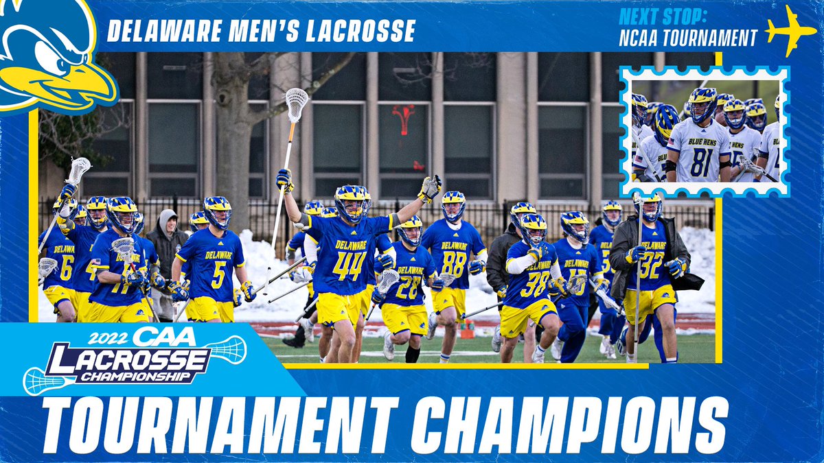 The champs are here!!! #BlueHens 11, Towson 6
