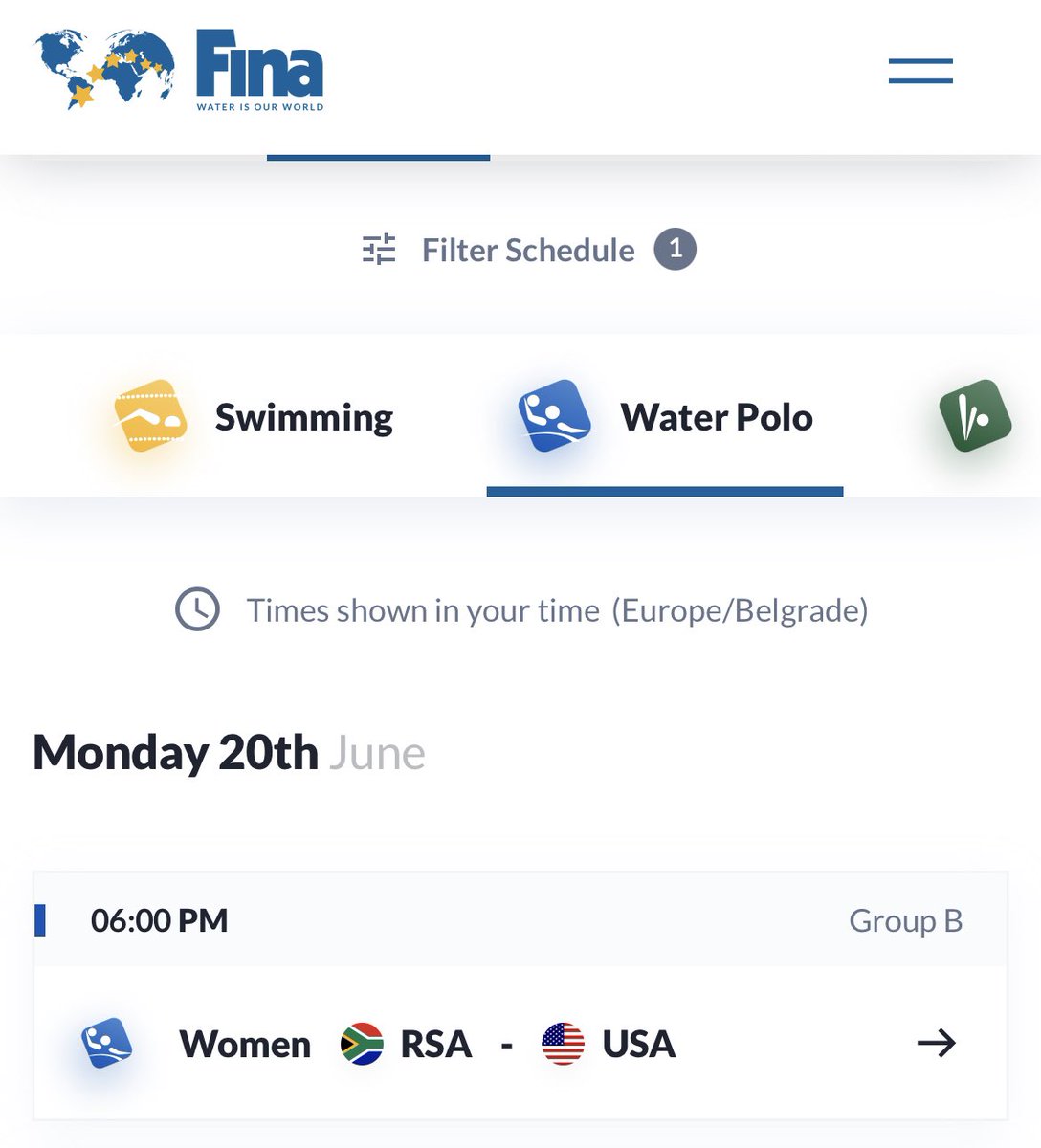 WwpCoach's tweet photo. 44 more days to the first game of the 19th @fina1908 #waterpolo World Championship 🤽‍♀️🤽‍♂️. Who will be there? https://t.co/3SK7gfkYLX