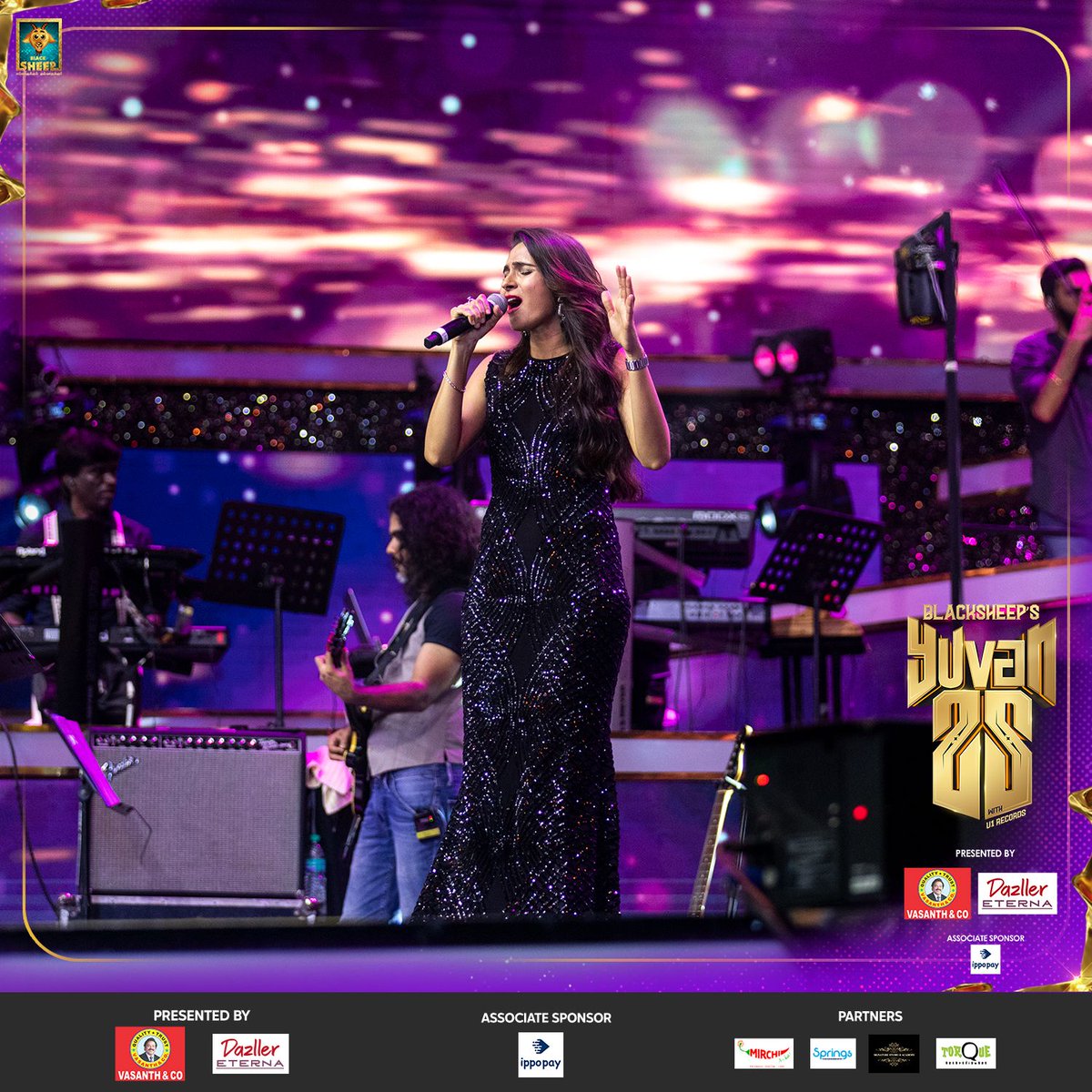 BSStudiosOffl's tweet photo. Singing songs just as lovely as she is 
#andreajeremiah😍
.
#blacksheepsyuvan25 #blacksheepyuvan25 #yuvan25 #25yearsofyuvan #blacksheep https://t.co/8oCxYxVdYd