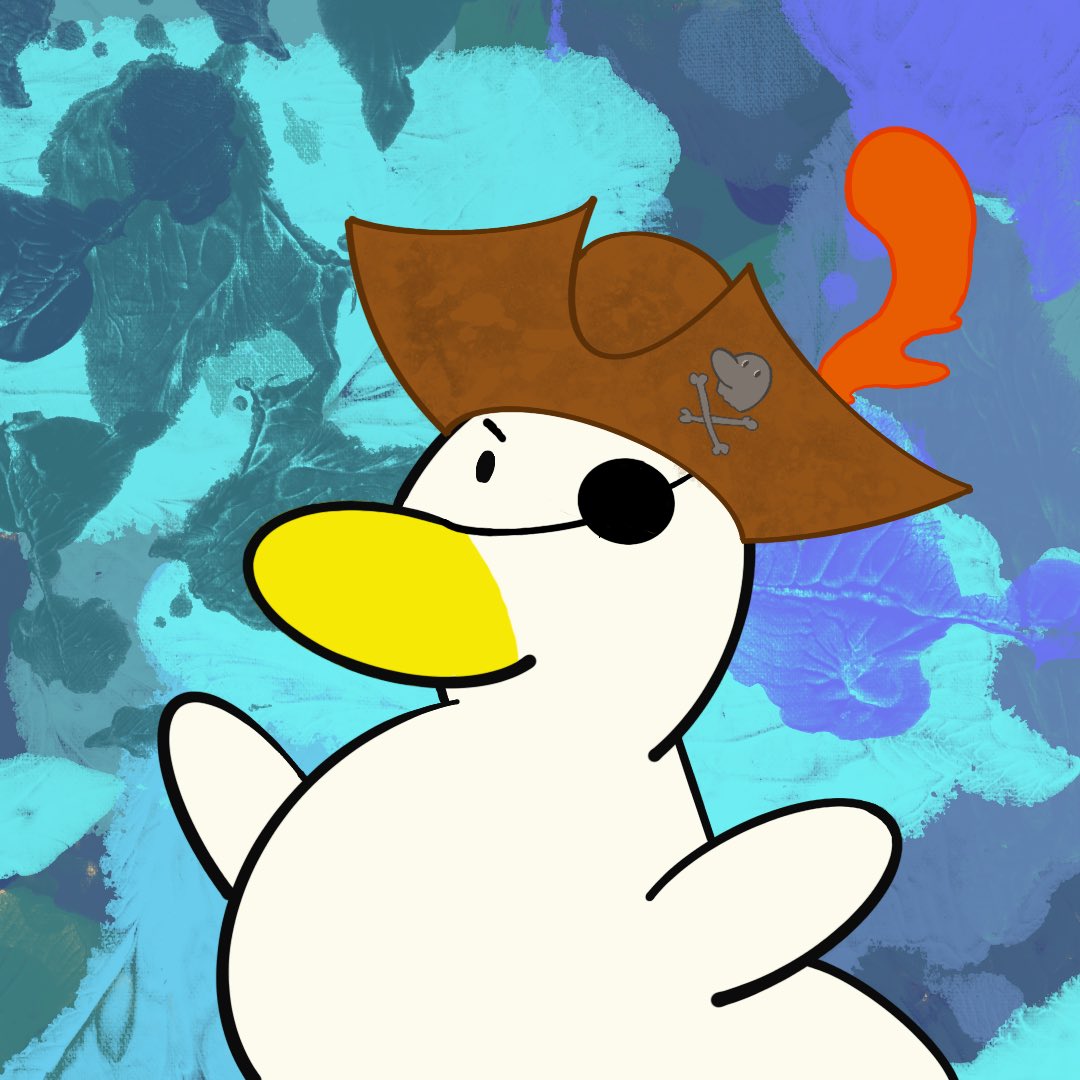 quack_nation__'s tweet photo. Argh! Does anyone fancy a pirate duck to be part of ye crew? 🏴☠️🦆
Find him at https://t.co/aU2ctjWLUG
#QuackNation #NFT #NFTCommunity https://t.co/arUiECimP7