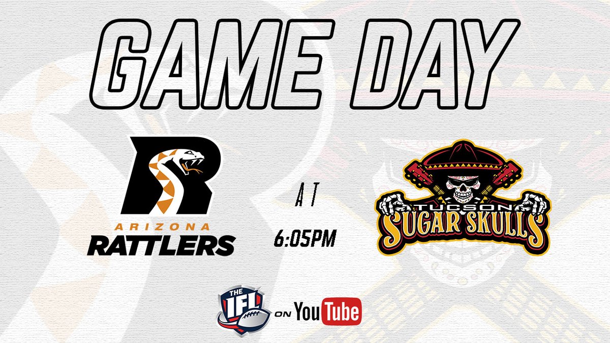 The Rattlers travel to Tucson tonight for a match up with the Sugar Skulls in the Tucson Arena.

Kick-off at 6:05pm (AZ/MT)
WATCH:  youtu.be/eJ7ca6MLHk4