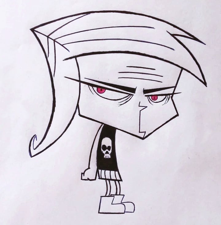 calcarneiro85's tweet photo. Só falta colorir agora. #funerea #mtv #cartoon #desenho #desenhoanimado #rock #gotica #girl #arte #lapis #pen https://t.co/vnRy1bBZO1