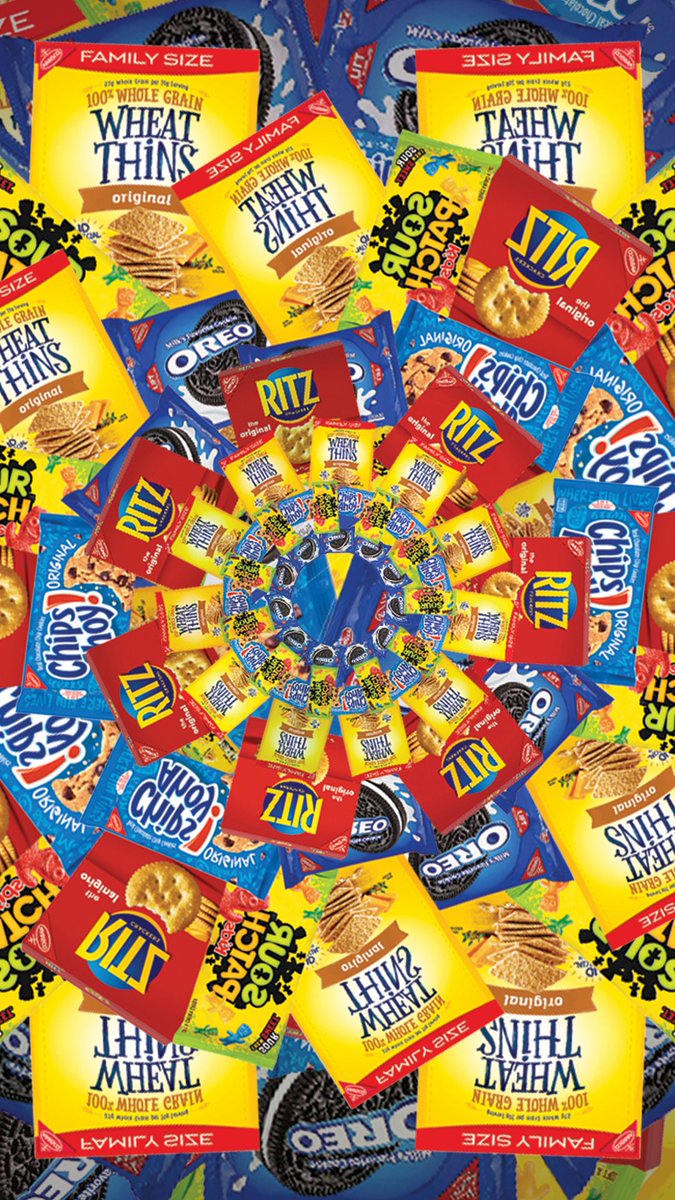 nabisco's tweet image. Perhaps the event of this snacking century: Behold! the Nabisco-verse.