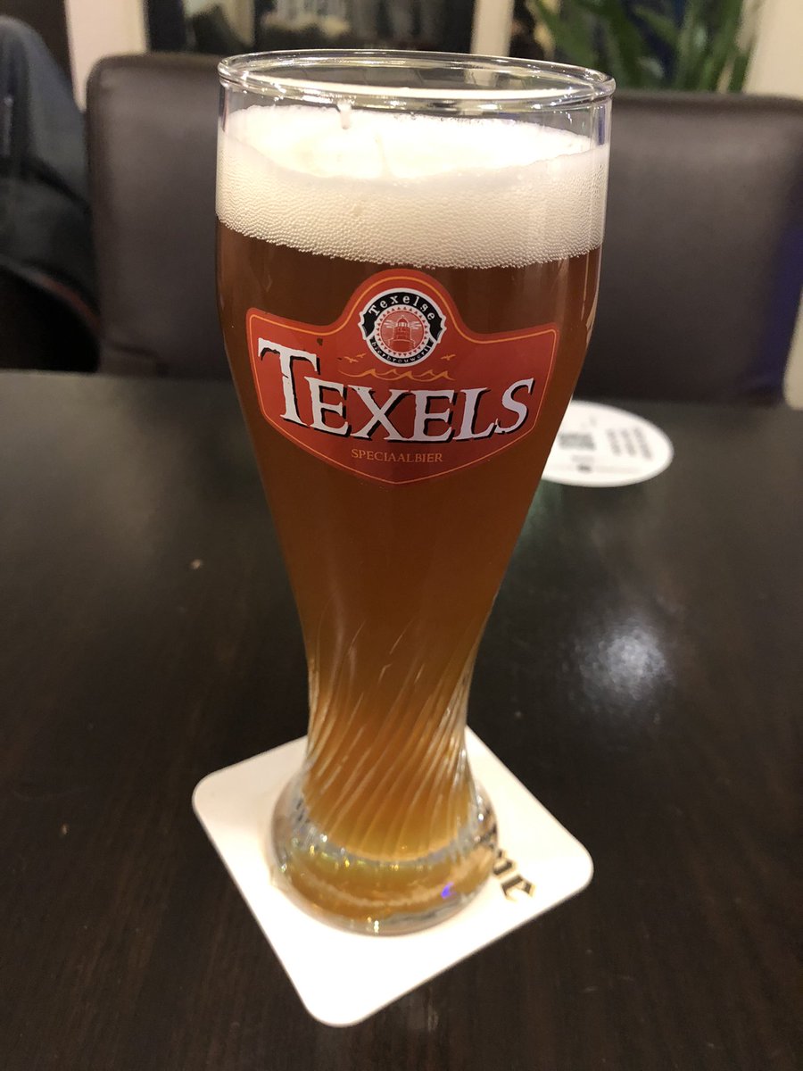 Lekker gefietst, lekker biertje hier op Texel