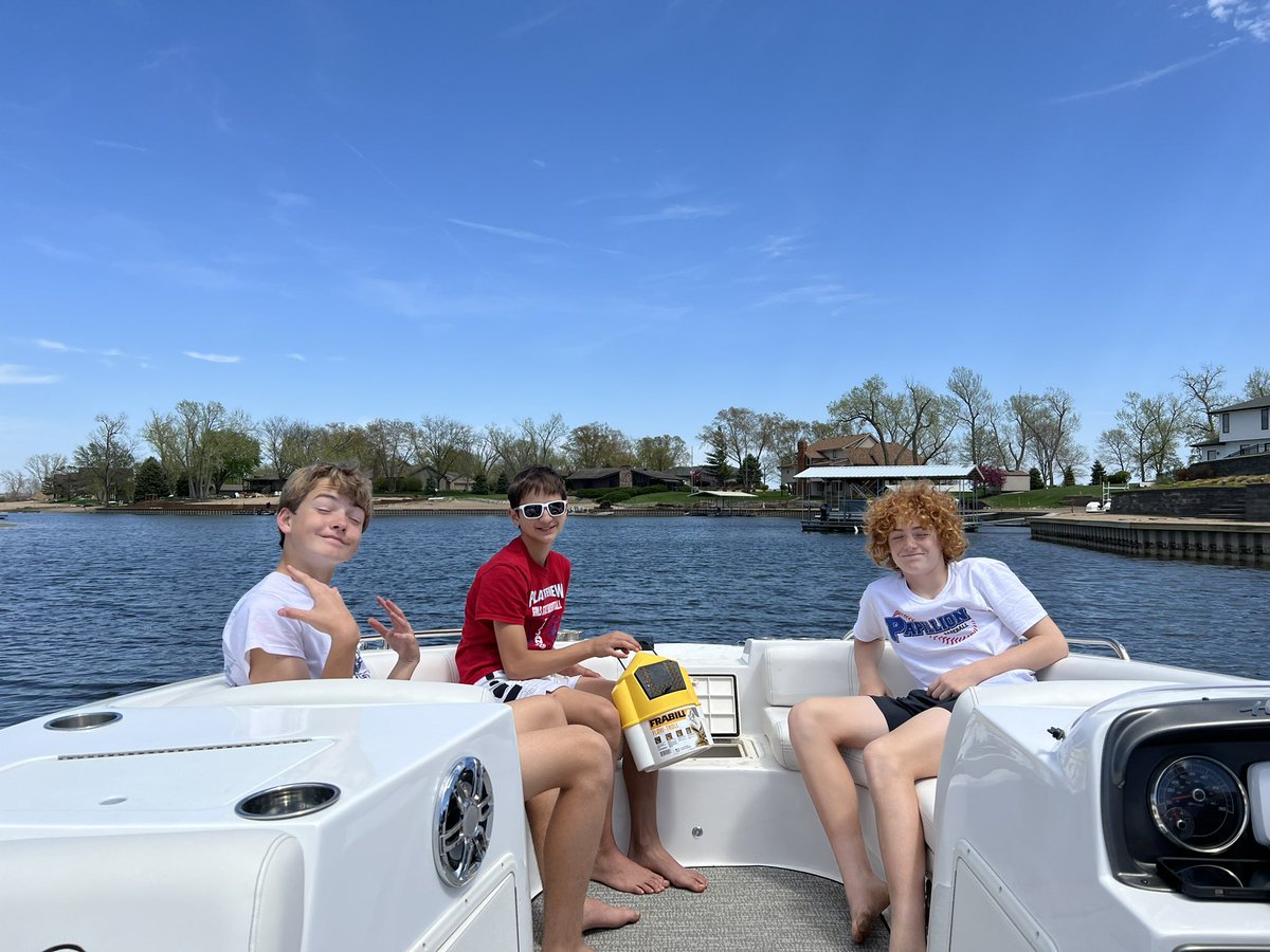 Finally on the water!