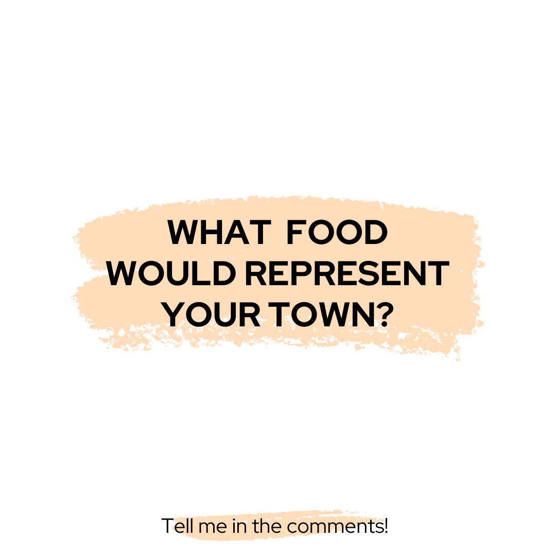 Kansas City is BBQ, and Philadelphia is cheesesteaks. If every town was represented by food, what food would represent your town? 

#justforfun #questionsandanswers #questionoftheday