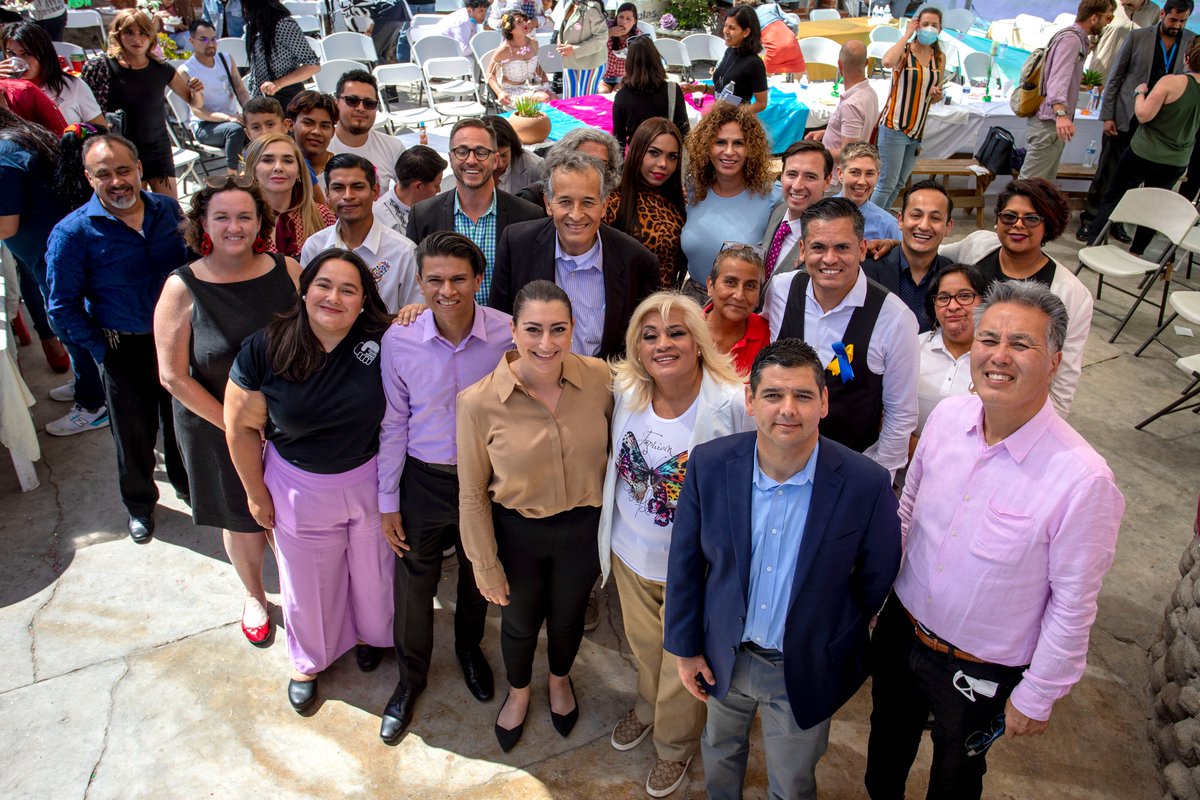 RepSaraJacobs's tweet photo. I visited Tijuana with congressional colleagues and advocates from @Global_Equality to learn more about the threats LGBTQ+ asylum seekers face and what we can do to help. I’ll never stop working for human rights for LGBTQ+ folks and asylees, on both sides of the border. https://t.co/DTydCGJIEw