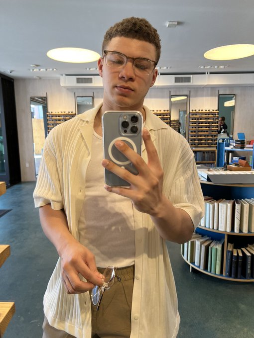 so....I just bought a pair of clear glasses because they match with most things but I rly like both of