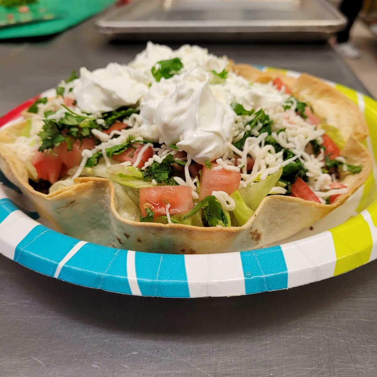 This week @OHSTornadoes400 Foodservice Preparation &amp; Culinary Arts Classes enjoyed making &amp; eating :) Mozzarella cheese sticks &amp; Taco salad bowls. <a href="/OHS_Athletics_/">Orange HS Athletics</a>