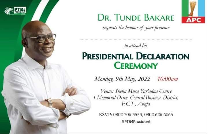 adeoluadeyinka's tweet photo. It's beginning. @TheCitadelGCC @thetbakareiknow @ptb4president @T_Bakare https://t.co/4UYcN7OAus