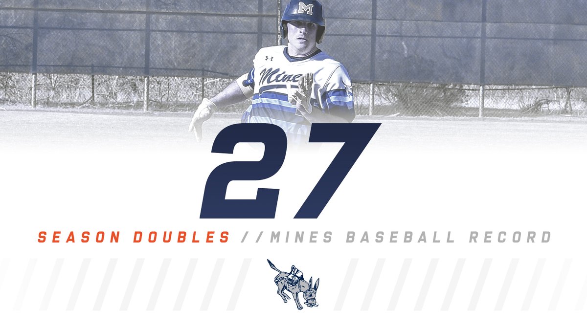 OrediggersBSB's tweet photo. 🚨 RECORD ALERT 🚨

With his two-out double in the top of the seventh at UCCS, Luke Folsom has become Mines' all-time, single-season doubles leader with 27 so far in 2022. 

Stefan Revielle's 26 was the previous record set in 2007.

#HelluvaEngineer https://t.co/KgpAVGzLTK