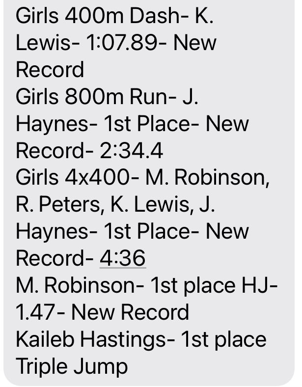 TSMSAD's tweet photo. Records are made to be broken and our @TroySouthMiddle Titan Track Team was on fire at the Titan Relays!!  Congratulations on a great season Titans!! #TroySouth #proud2br3 #TitanStrong #TitanPride #TitanTrack https://t.co/r9GprcRT95