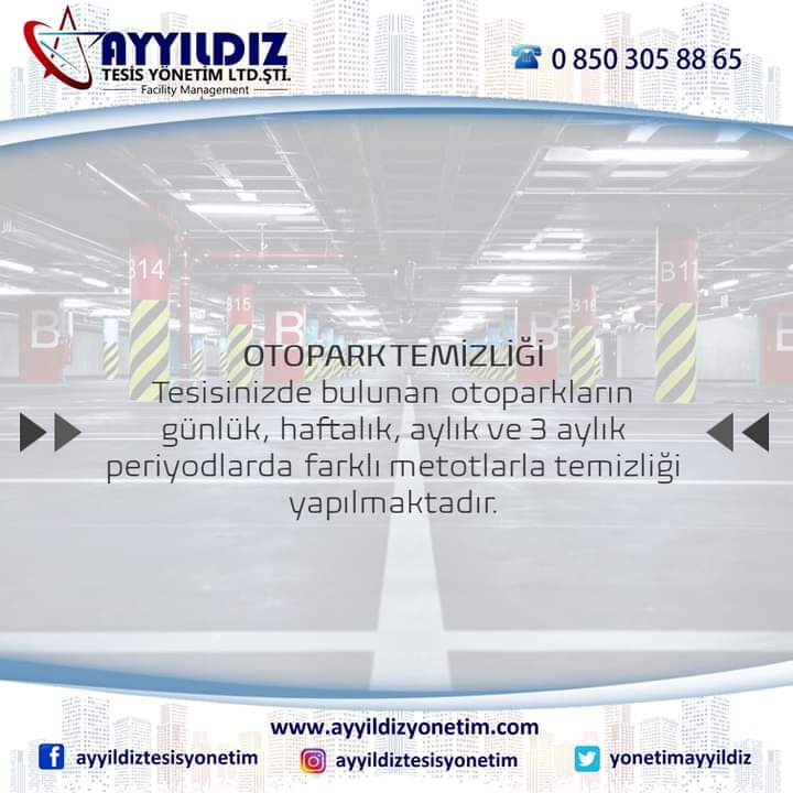 projemaxyonetim's tweet photo. Tesisinizde bulunan otoparkların günlük, haftalık, aylık ve 3 aylık periyodlarda farklı metotlarla temizliği yapılmaktadır
Günlük Temizlik: Mıntıka temizliği
Haftalık Temizlik: Süpürme
Aylık Temizlik: Binicili/İtmeli otomat ile temizlik
3 Aylık Temizlik: Kimyasal destekli yıkama https://t.co/AB4s6IgKW0