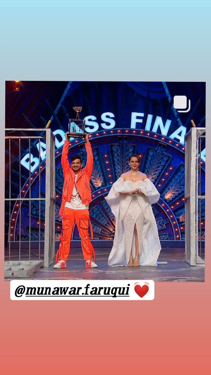 shaikhafifa85's tweet photo. #MunawarFaruqi
@munawar0018 
Congratulations 👏🏻
You made us proud munna 🏆🏆
You did it🔥🔥🔥
Aagaye trophy dongri 🏆
We always support you 💓
We Always stand for you 💕 https://t.co/eAZwaZLV5F