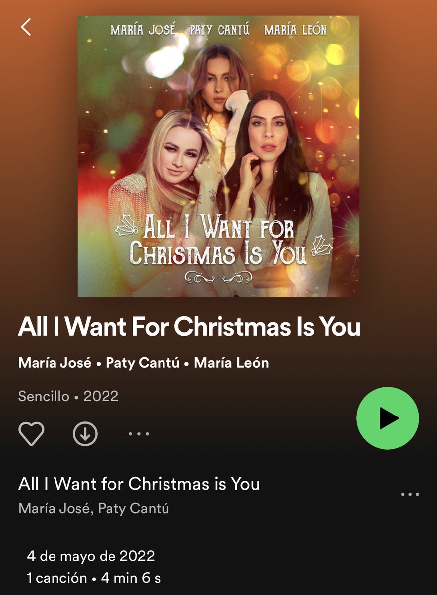 laurelyeye's tweet photo. No entiendo a María León, María José y Paty Cantú lanzando su cover de All I Want for Christmas Is You… EN MAYO. https://t.co/LmaqOc9Lxo