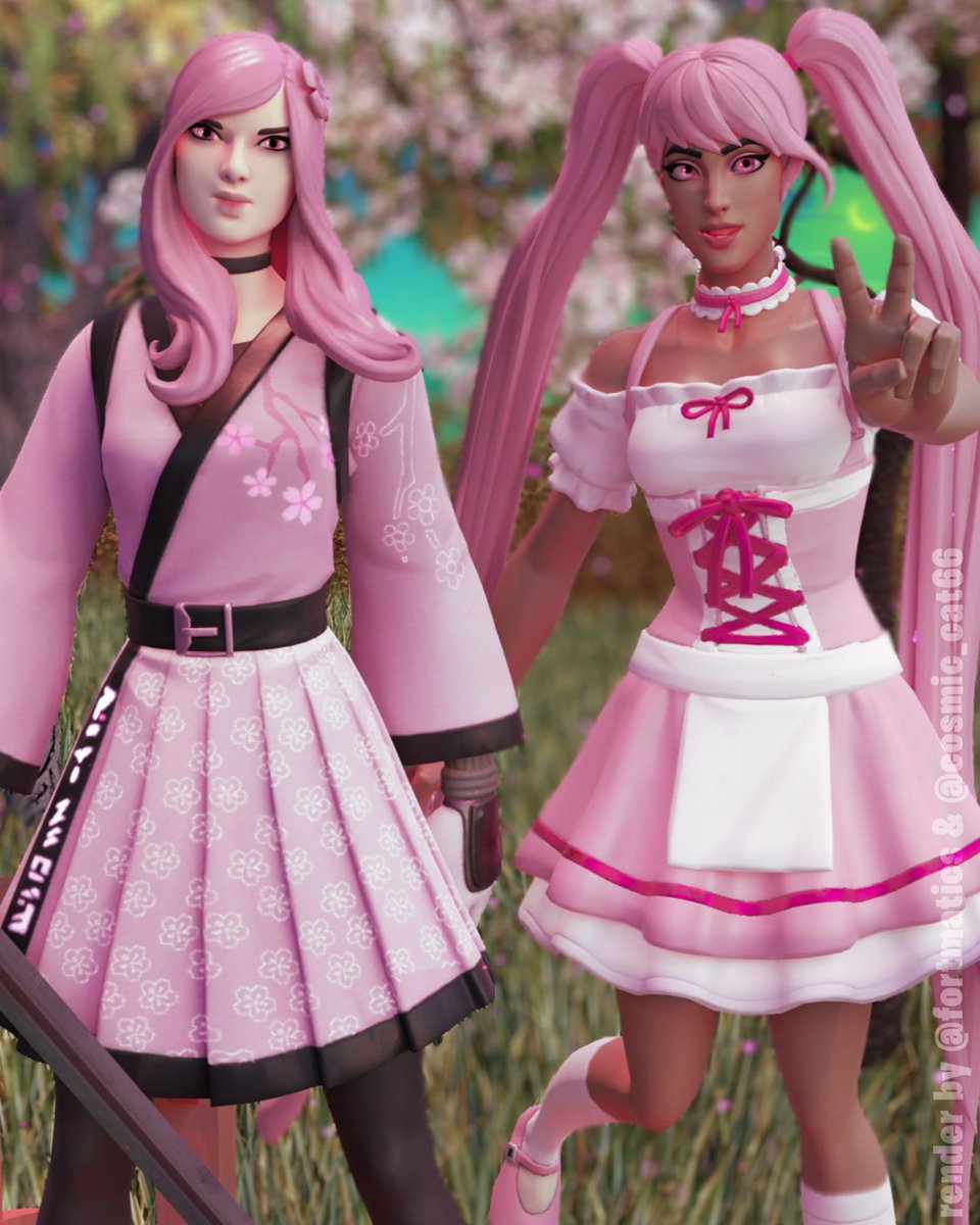 fortmatics's tweet photo. SAKURA SQUAD 🌸

Sakura Charlotte🌸 x Sakura Singularity🌸

@fortmatics and @cosmic_cat66 collab 🔥

So what u guys think about this? 🌸🔥🤍

#fortnite #fortnite3d #fortniteblender #blender #photoshop #fortniteart #charlotte #singularity #sakura https://t.co/6UfmcZK2rM