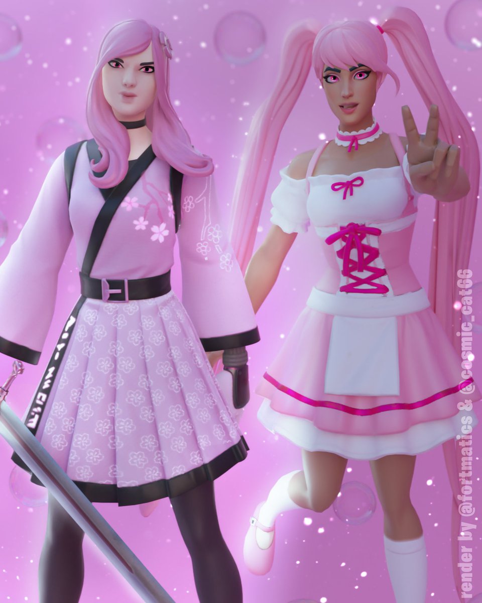 fortmatics's tweet photo. SAKURA SQUAD 🌸

Sakura Charlotte🌸 x Sakura Singularity🌸

@fortmatics and @cosmic_cat66 collab 🔥

So what u guys think about this? 🌸🔥🤍

#fortnite #fortnite3d #fortniteblender #blender #photoshop #fortniteart #charlotte #singularity #sakura https://t.co/6UfmcZK2rM