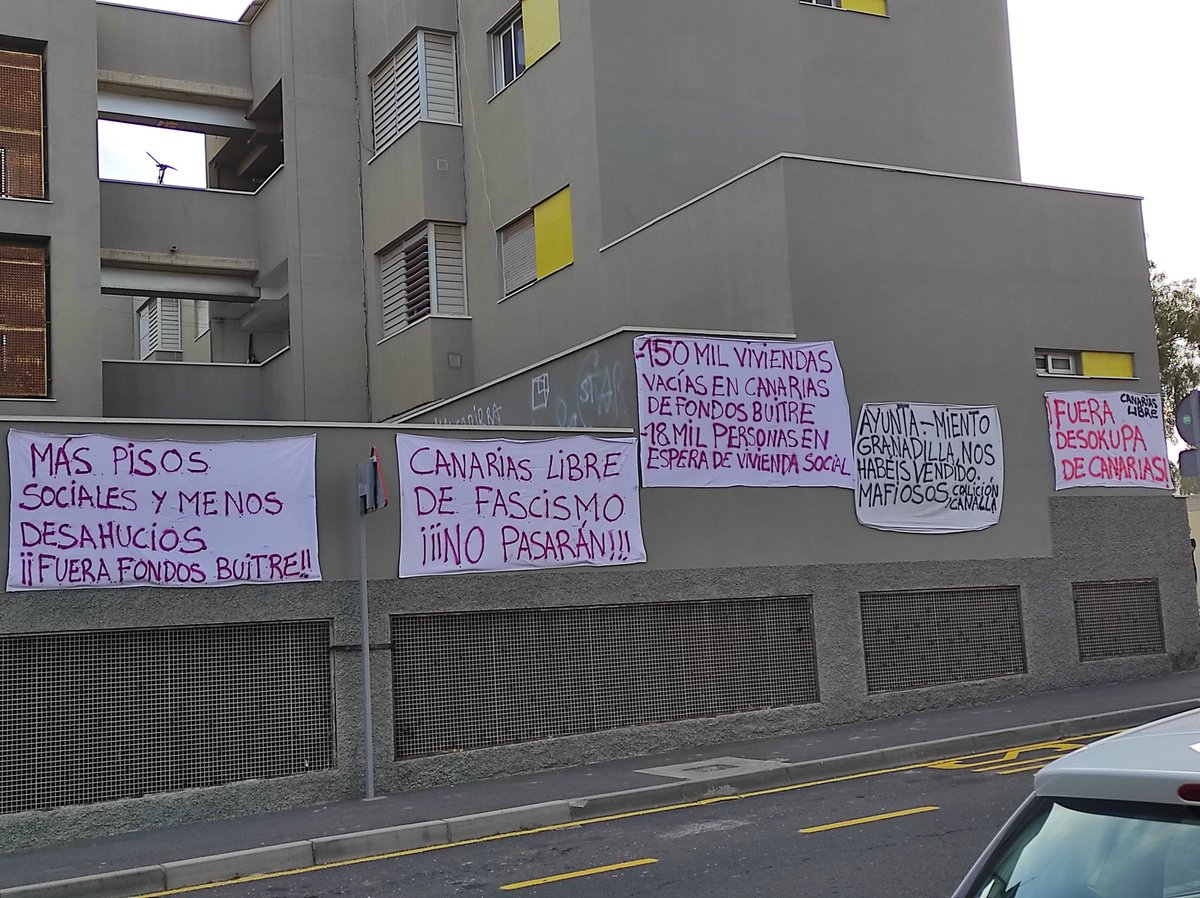 ¡¡Seguimos resistiendo, y  no nos vamos a cansar!!  #fueraDesokupaDeCanarias