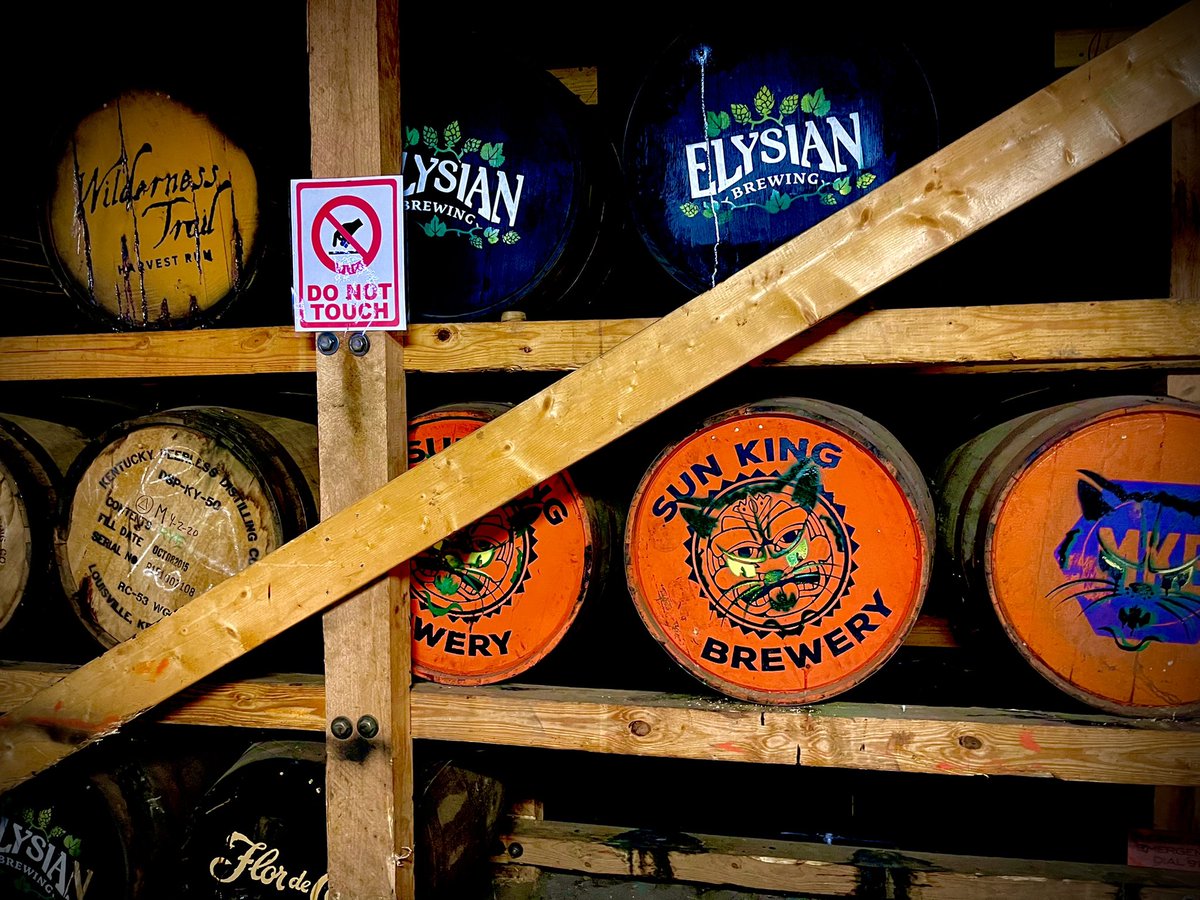 RMSchade's tweet photo. Hey @SunKingBrewing we checked on your barrels @CopperAndKings ! It all looks great! https://t.co/B3vKxzv02n