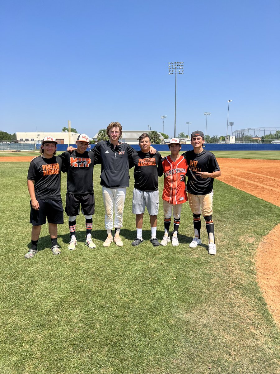 Official MV Baseball (@mvpnthrbaseball) on Twitter photo Super proud of this group of seniors. They got after it always! <a href="/bobbypetersonn2/">Bobby Peterson</a> <a href="/Thomaspardo15/">Thomas</a> <a href="/JakeHerb2022/">Jake Herb</a> <a href="/theg0strid3r/">Ghost</a> Cristian Colon and Javi Gonzalez
Thank you for all you’ve done for Panther baseball. You will be missed!!
<a href="/HighSchoolMV/">Medina Valley High School</a> <a href="/MVISD/">Medina Valley ISD</a> <a href="/AthleticMedina/">Medina Valley Athletic Boosters</a> Super proud of this group of seniors. They got after it always! <a href="/bobbypetersonn2/">Bobby Peterson</a> <a href="/Thomaspardo15/">Thomas</a> <a href="/JakeHerb2022/">Jake Herb</a> <a href="/theg0strid3r/">Ghost</a> Cristian Colon and Javi Gonzalez
Thank you for all you’ve done for Panther baseball. You will be missed!!
<a href="/HighSchoolMV/">Medina Valley High School</a> <a href="/MVISD/">Medina Valley ISD</a> <a href="/AthleticMedina/">Medina Valley Athletic Boosters</a>