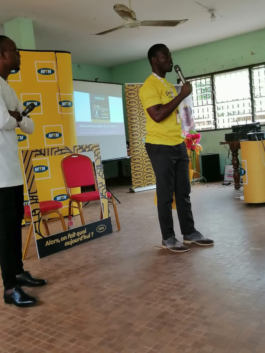 deo_kpessou's tweet photo. Aujourd’hui s’est tenue la MasterClass organisée par @MTNBenin et qui avait  pour thème ‘Développer sa marque personnelle:savoir se vendre et séduire avec ses projets’.
Ce fut un véritable moment d’apprentissage avec le formateur @darimage .
#mtnmasterclass https://t.co/Ly578qEhQo