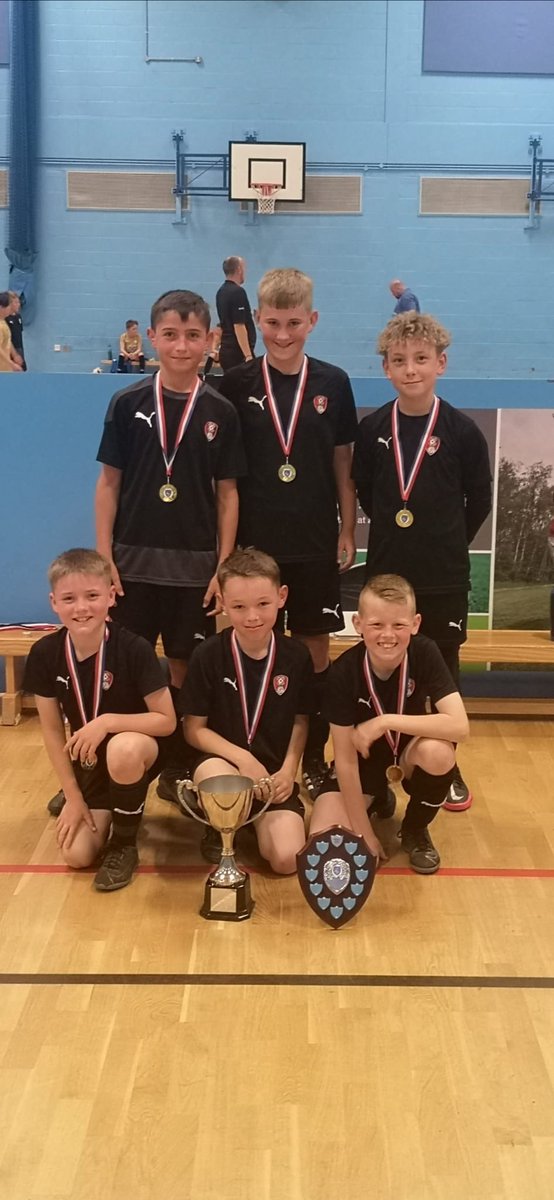 AcademyRUFC's tweet photo. FUTSAL | Thank you to @Futsal_CFL for supporting our futsal games programme this season. Look forward to working with you again next season ⚽️ https://t.co/0Pr9Gc5gud