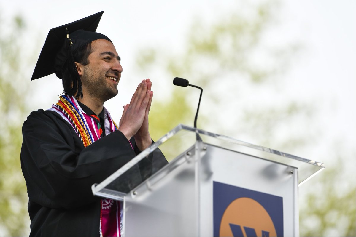 “Westminster taught us that our courage to speak up and do something positive has to be bigger than our fear of being silent.”
 —Obiad Barakzai, undergraduate student speaker