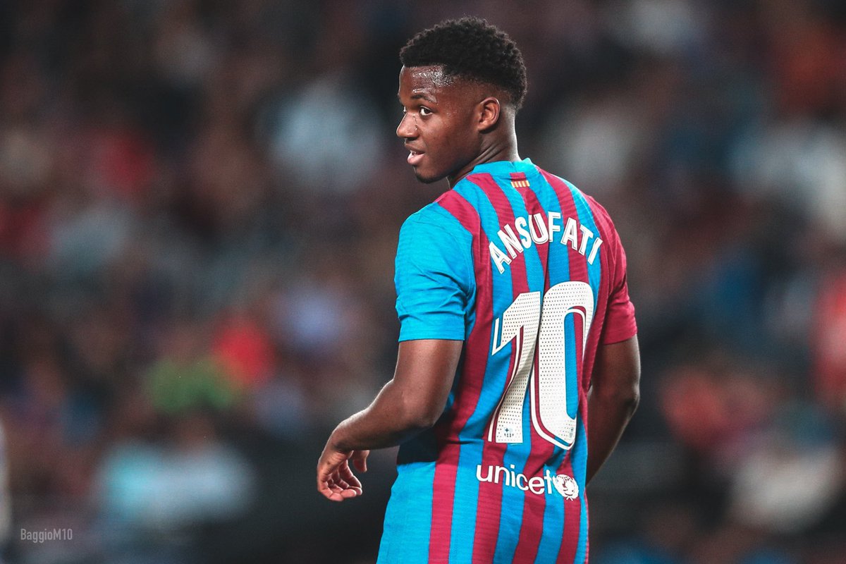 zjfcb's tweet photo. @FCBarcelona Ansu Fati is back 💙❤️ https://t.co/dADXZlV3Bt