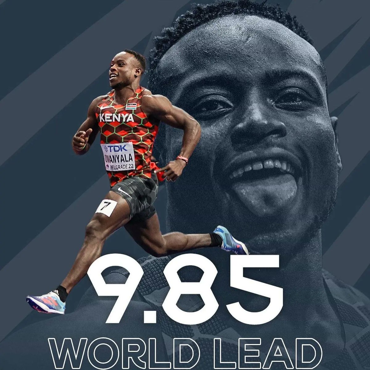 'GREATER IS JESUS IN ME THAN HE THAT'S IN THE WORLD' 9⃣.8⃣5⃣ World Lead. Thanks team. We give God glory and focus on the next assignment. Thanks to everyone out there who believes in me. @adidas @adidasrunning @ffa_sportsman