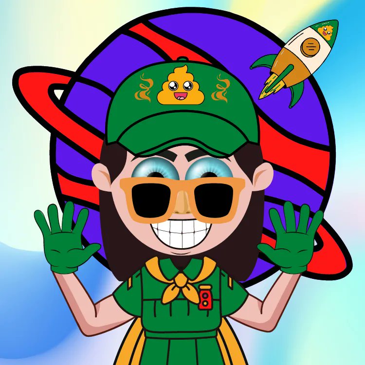 TheDPodcastExp1's tweet photo. Shout out to @NOSHITCoin_io !! Finished my special Limited Edition 1 of 1, #NSH nft from the "No Shit Nancy Collection" Dropping soon! No Shit Nancy rockets around the galaxy looking for and exposing shit that plagues man kind! #Crytpo #NFT #TheD #FunkShop #PermissionToDream https://t.co/98afQHbIGA