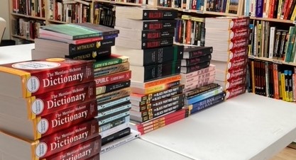 Great haul from <a href="/EB_Booksellers/">East Bay Booksellers</a> en route to people behind bars. Thanks to everyone who bought books from our wishlist for #IndieBookstoreDay!