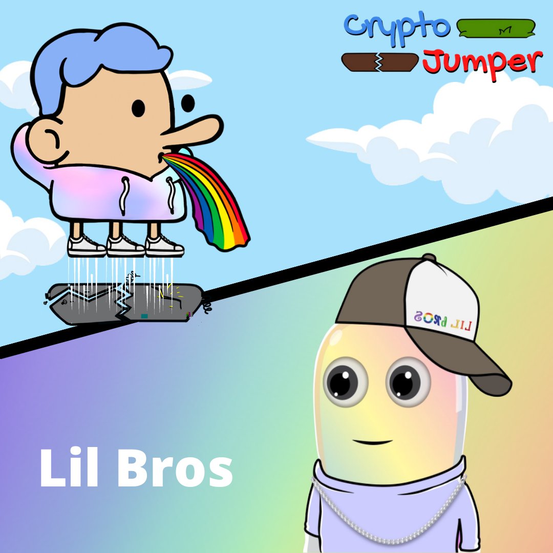CryptoJumperNFT's tweet photo. 💫Lil bros x Crypto Jumper💫

💙10x lil bros WL Spots
💜 10x Crypto Jumper WL Spots

Follow @lilbrosnft+ @CryptoJumperNFT
 
1️⃣Follow @lilbrosnft+ @CryptoJumperNFT
2️⃣Like + RT
3️⃣Tag 3 Friends

Winners in 24 hours!🎉 https://t.co/LZeWNAcY68