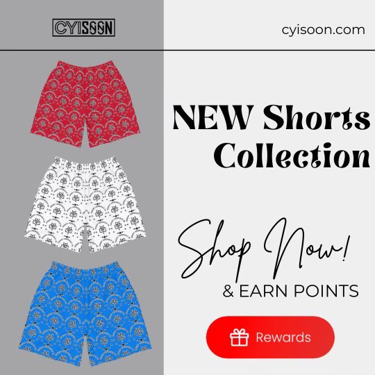 BigCyi's tweet photo. Our new shorts are now available on https://t.co/QZePrVN6rd just in time for the warm weather! 

#countyourselfin #soon #summer #shorts #shop https://t.co/algWil2fIE