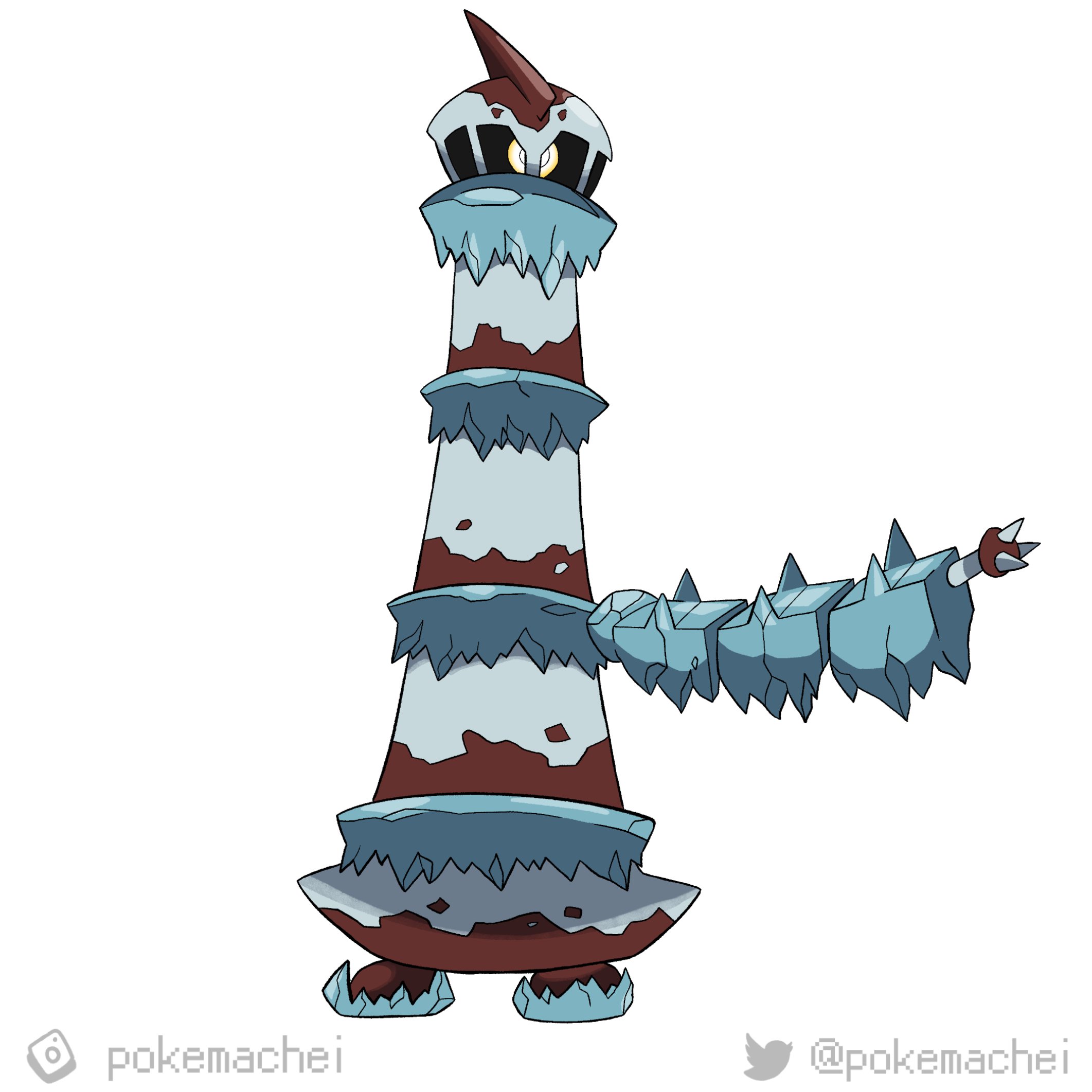 Pokemachei (🚪COMMISSIONS CLOSED🚪) on Twitter: "Beaconduit The Signal  Pokemon Ice/Electric (It has 3 legs, the angle just makes it hard to see the  back leg) #Pokemon #fakemon https://t.co/13HueZMLjf" / Twitter