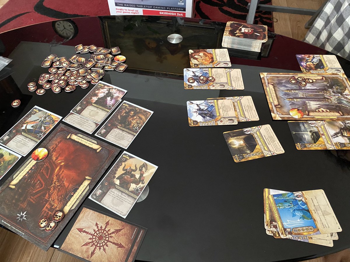 Marrrkusss's tweet photo. Some glorious #gaming was had recently!! It was a bit like an @eric_lang appreciation day 🤣 #awesome #Warhammer #StarWars #Ankh https://t.co/L9Phcq4A4t