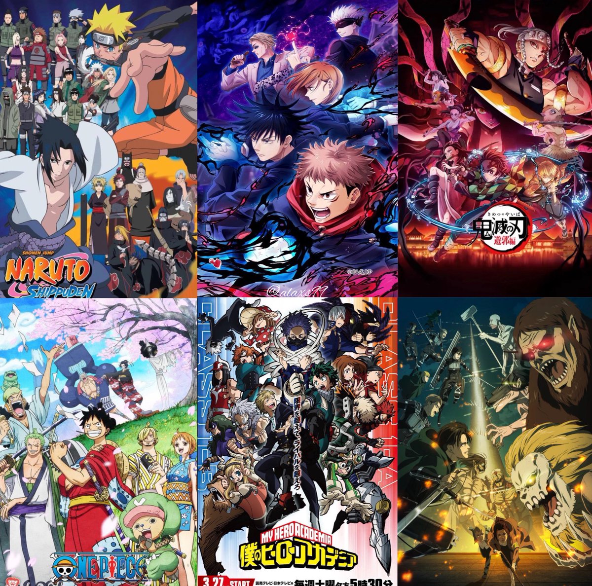 alaxs99's tweet photo. من بين هالانميات راح تقدرون تحذفون ٣ للابد منو راح تحذفون🤔؟ https://t.co/UDVw6MBt2N