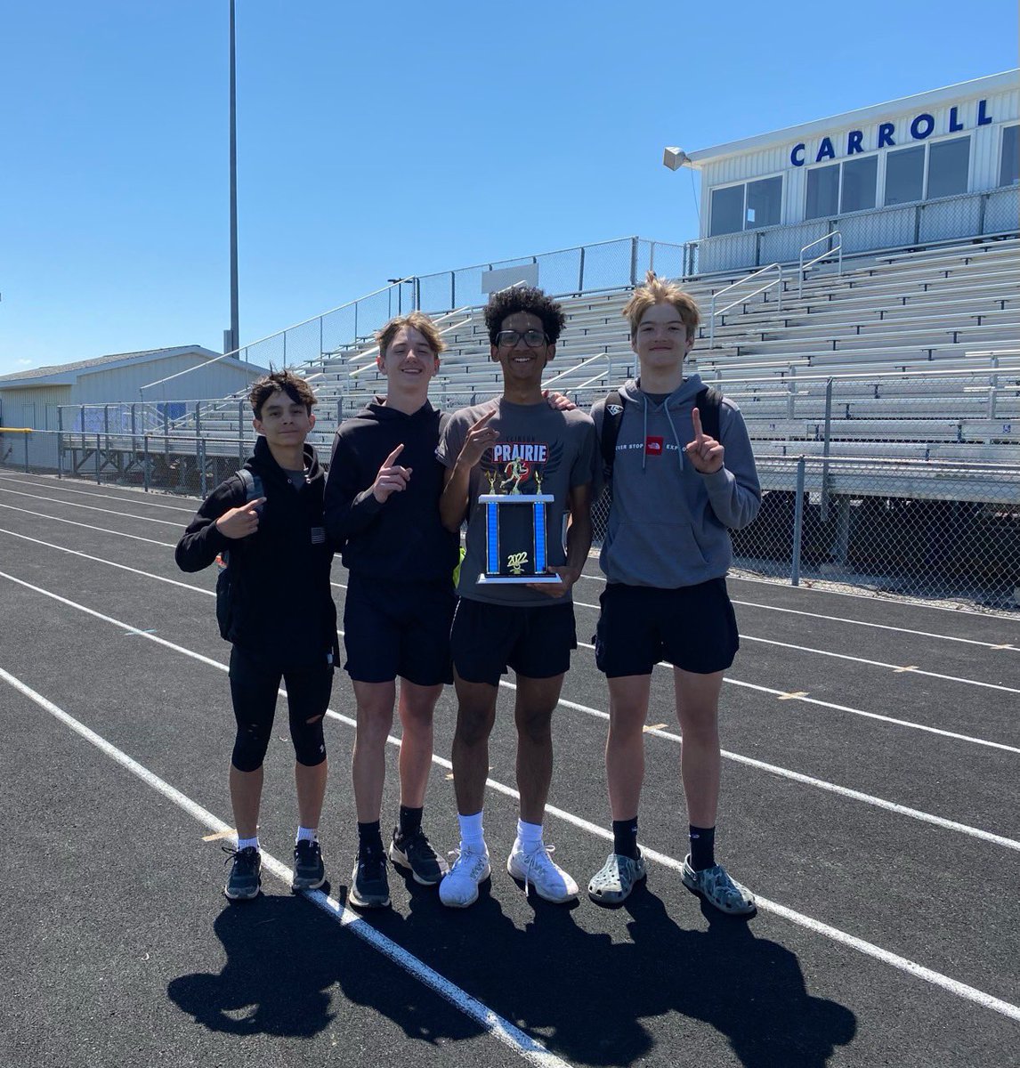 Clinton Prairie JH Track tweet media