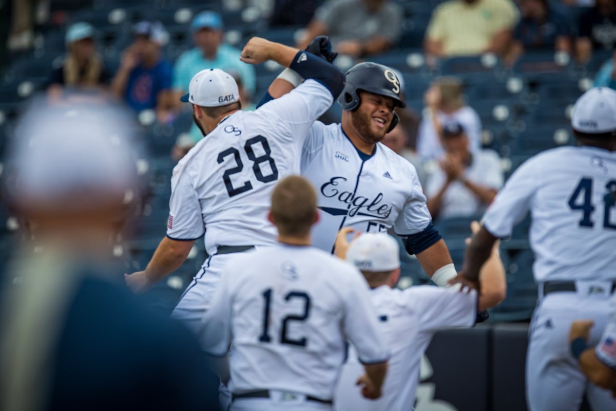 GSAthletics_BSB's tweet photo. .@CoreyDowdell34, we think you earned a snow cone for that home run 🥳

#HailSouthern https://t.co/w3JAheO6Ps