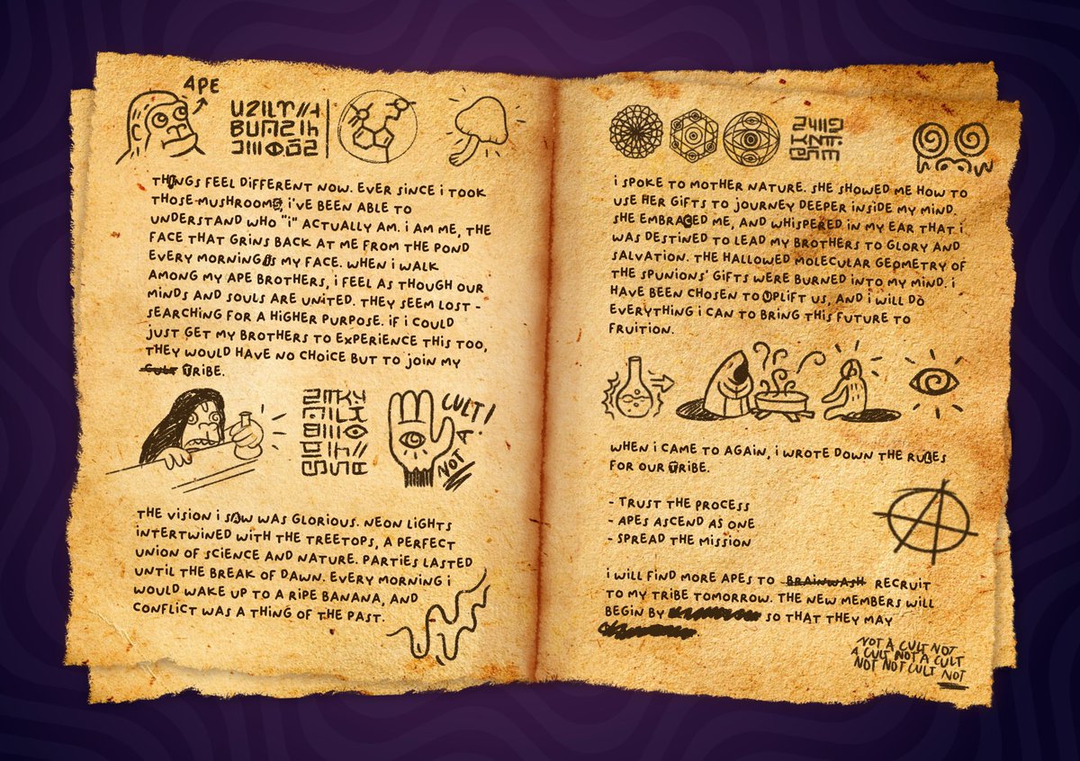 We are in awe. Chorles has decided to share with us, his devoted disciples, the bounty of his wisdom. 

Behold the first page of his journal