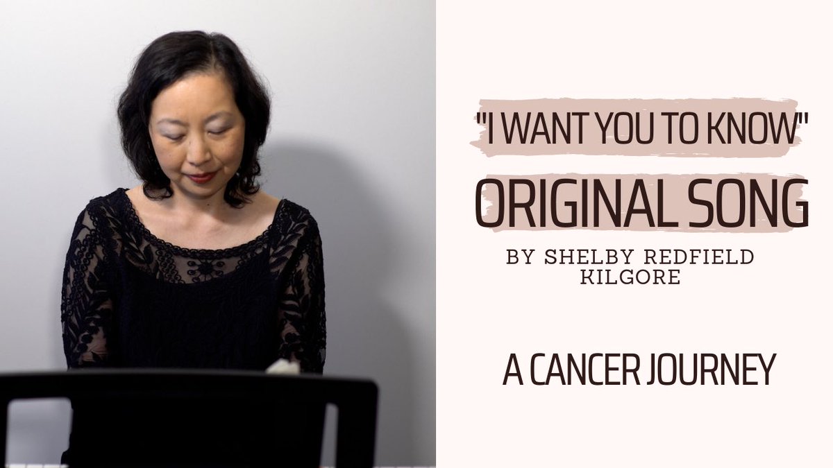 As a part of my healing process in my cancer journey, I wrote a song about it. I hope this inspires others to tap into your creative side to help process difficult emotions. youtu.be/5yc6dgIAZcU