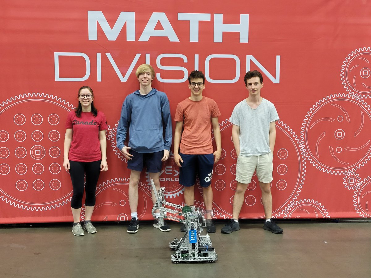 ABJRobotics's tweet image. ABJ is knocked out in the Math division semi-finals. 

Wow, what a season. 

Sherwood Park, these kids represented you on the world stage and made it so far. ♥️